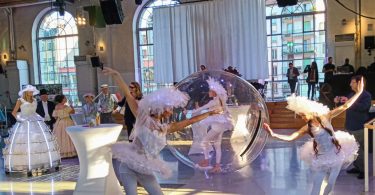 danseuse dans une bulle