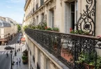 garde corps fer forgé balcon filant